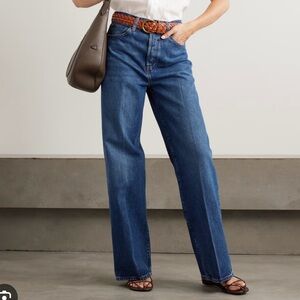 FRAME The Collegiate Size 31 Color Galactic NWT Women’s Jeans High Rise Wide Leg